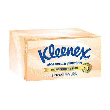 Kleenex Facial Tissues 140 Aloe Vera