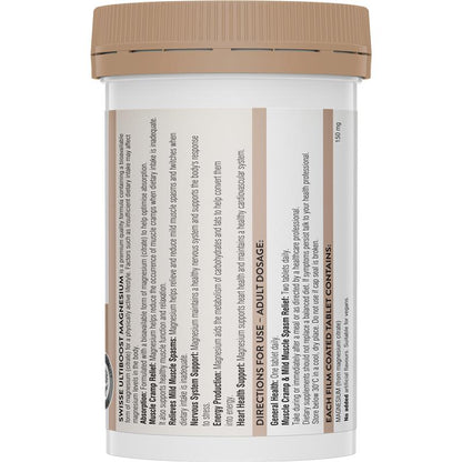 Swisse Ultiboost Magnesium 120 Tablets