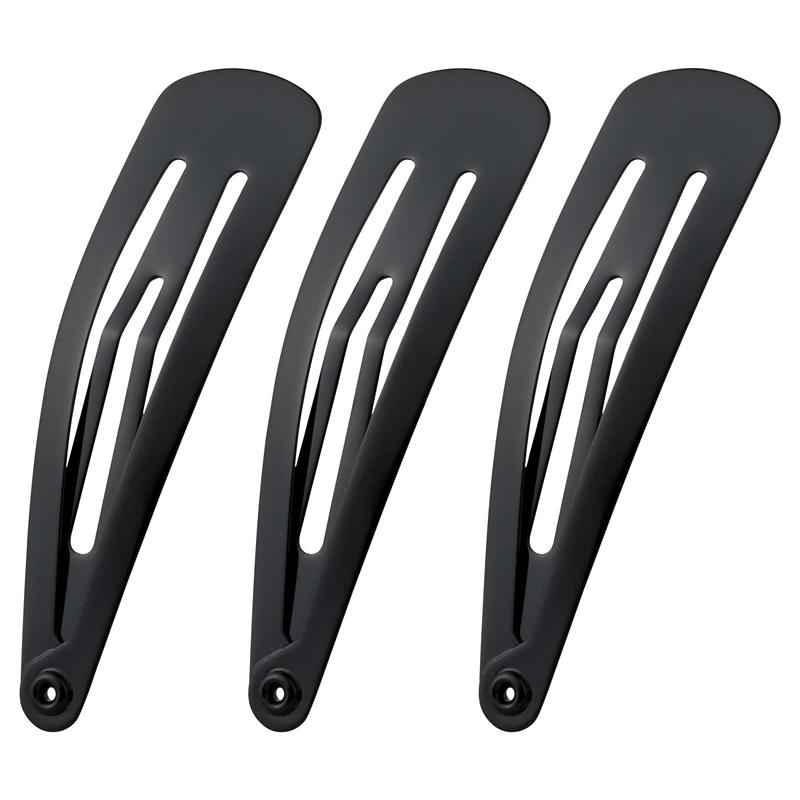 Lady Jayne One Touch Clips, Black, Pk10