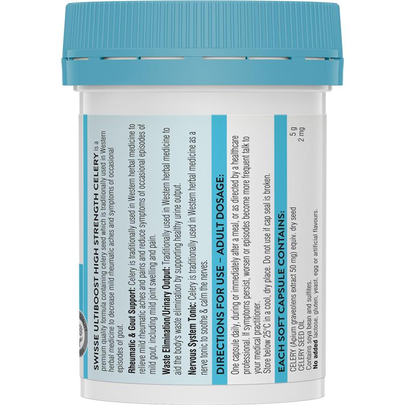 Swisse Celery 5000mg 50 Capsules