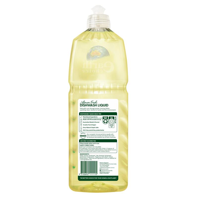 Earth Choice Dishwash Liquid 1 Litre