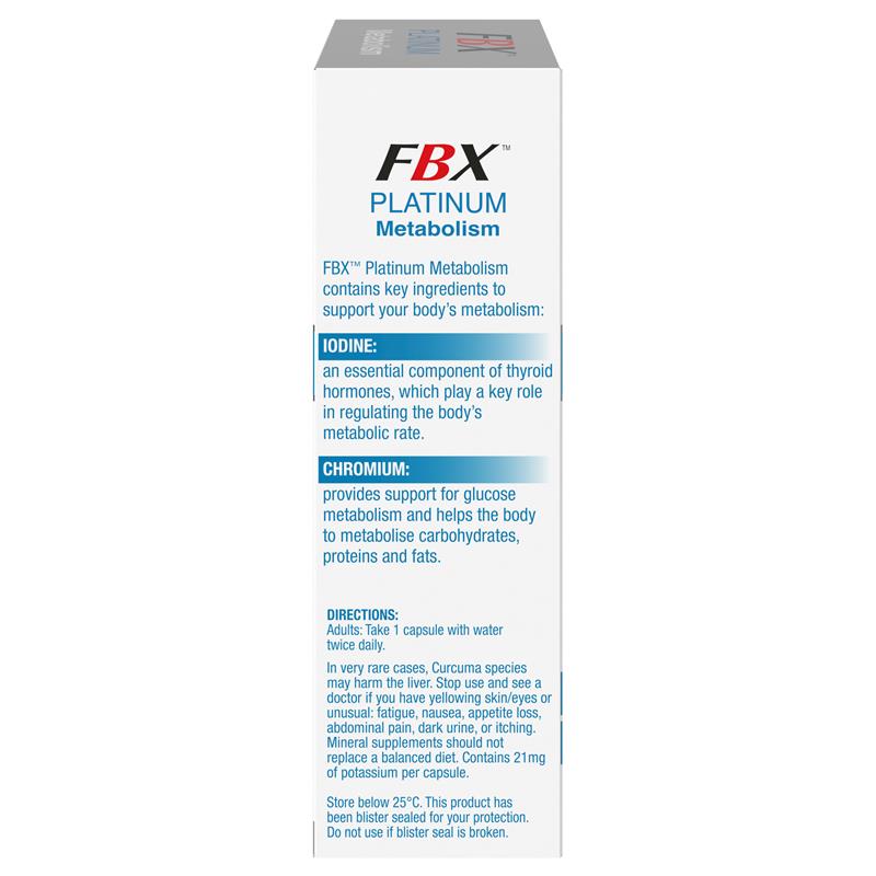 FBX Platinum Metabolism 30 Capsules