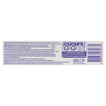 Colgate Toothpaste Sensitive ProRelief Multi Protection 50g