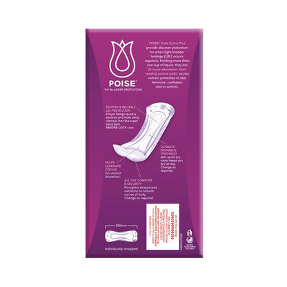 Poise Incontinence Pads Extra 24 Pack
