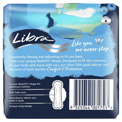 Libra Pads Ultra Thins with Wings Regular 14