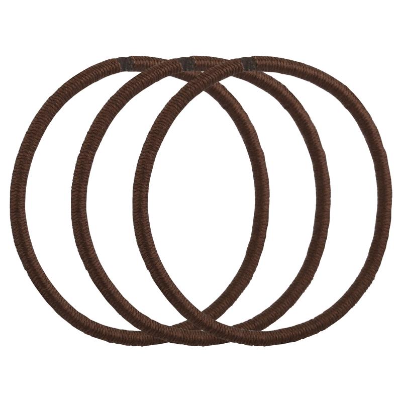Lady Jayne Snagless Hair Elastics Brown 18 Pack