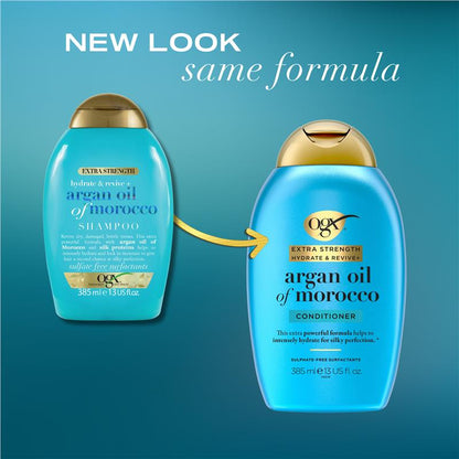 Ogx Extra Strength Hydrate & Repair + Argan Oil of Morocco Conditioner For Damaged Hair 385mL