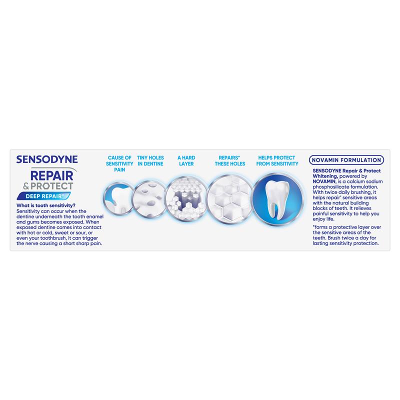 Sensodyne Sensitive Teeth Pain Repair & Protect Whitening Toothpaste 100g