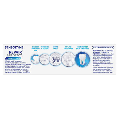 Sensodyne Sensitive Teeth Pain Repair & Protect Whitening Toothpaste 100g