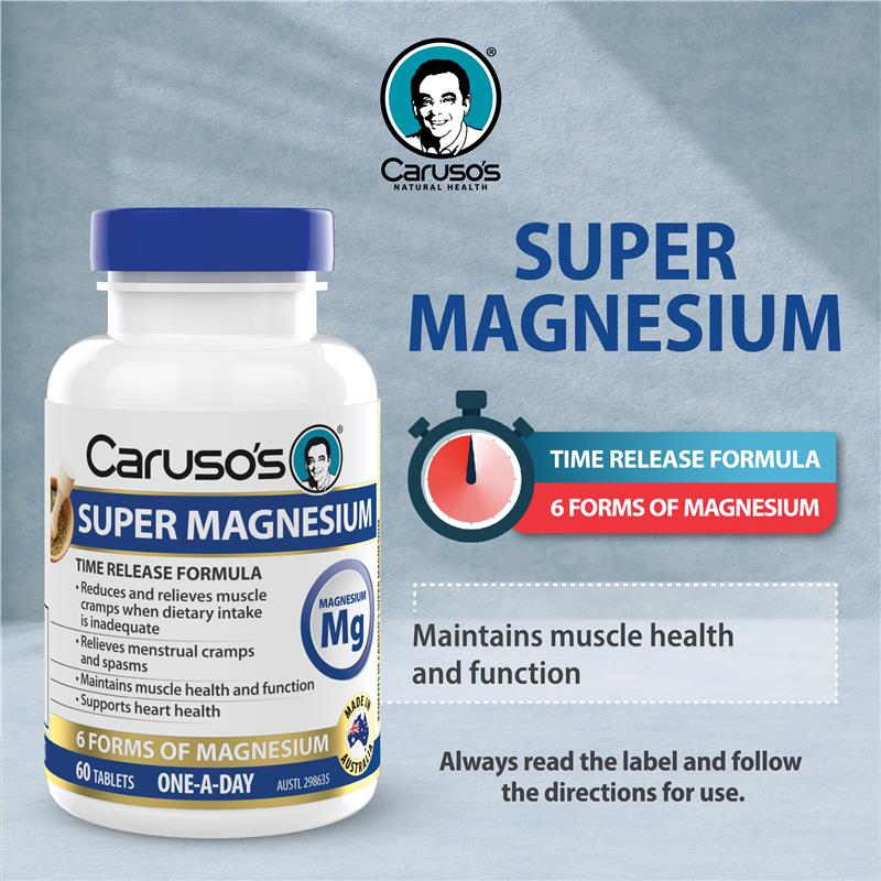 Carusos Super Magnesium 240 Tablets