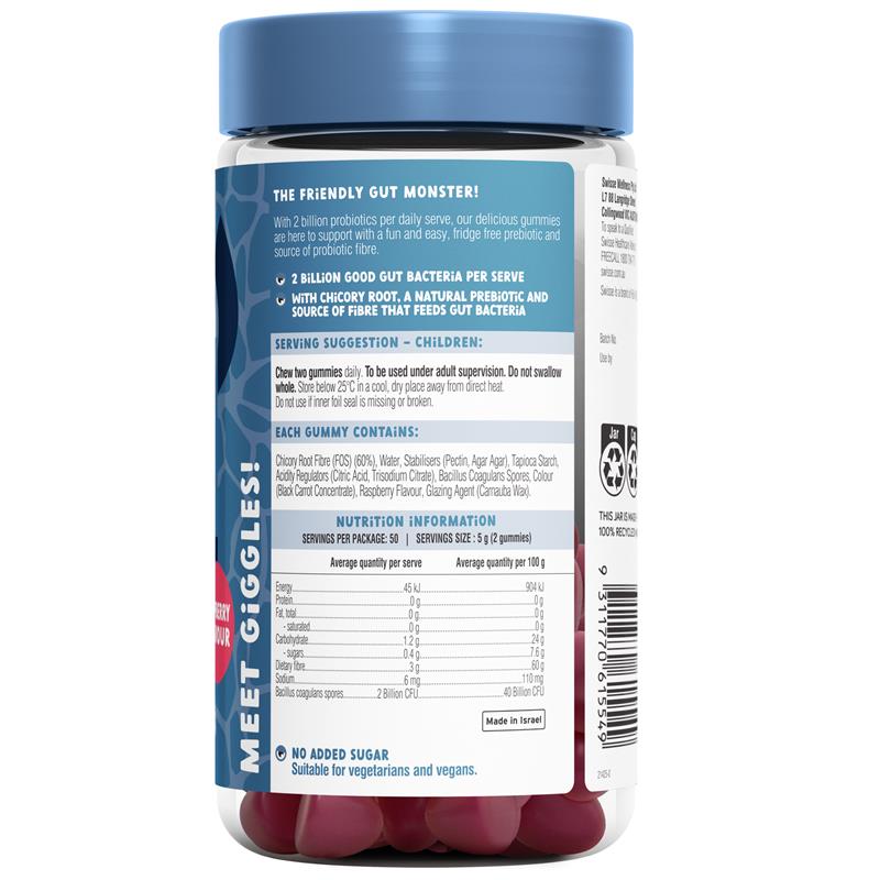 Little Swisse Pre + Probiotic Gummies 100 Pack