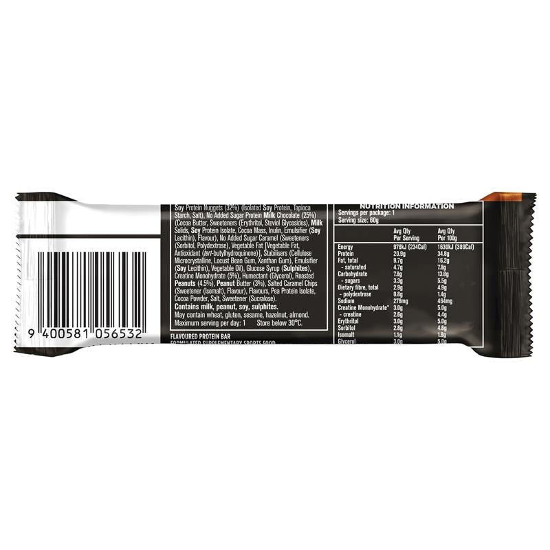 Musashi Protein Crisp + Creatine Choc Peanut 60g