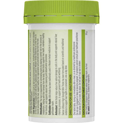 Swisse Milk Thistle 35000mg 60 Tablets