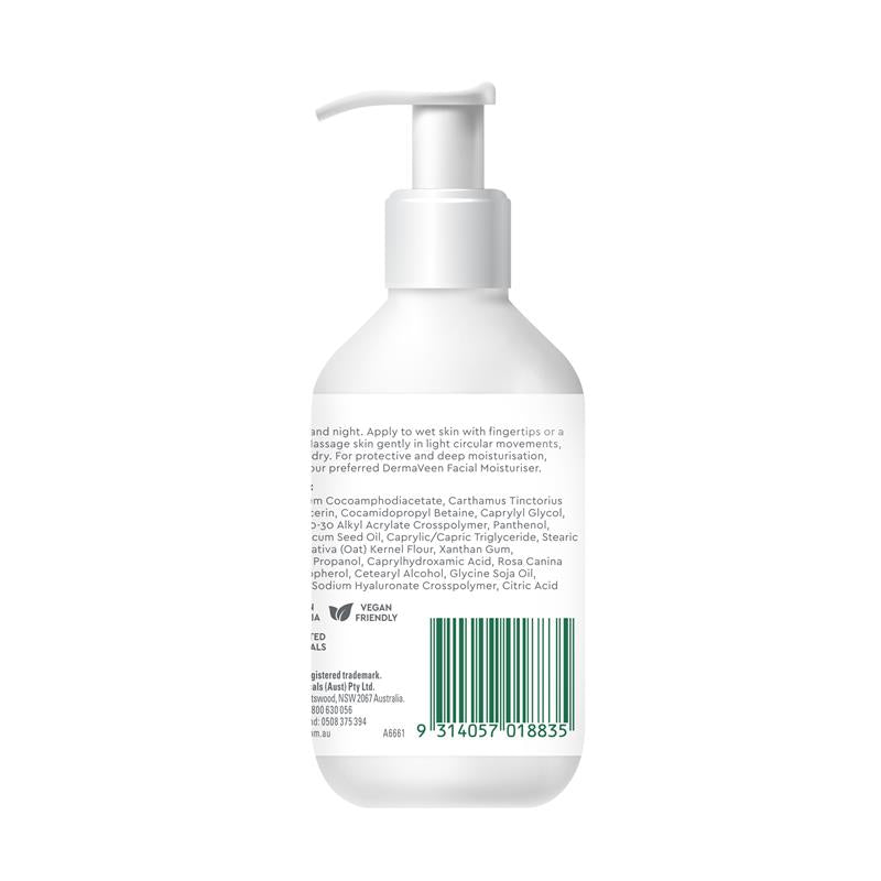 DermaVeen Face Ultra Hydrating Cleanser 200ml
