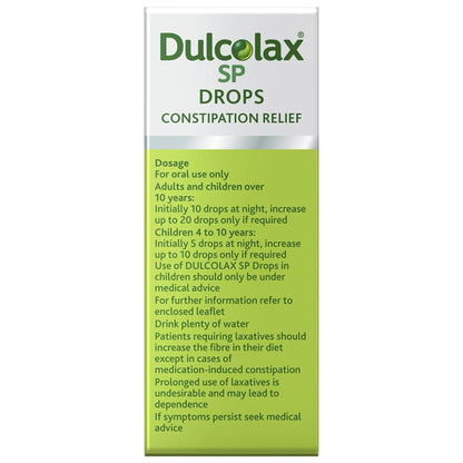 Dulcolax Laxatives Liquid SP Drops for Constipation Relief 30mL