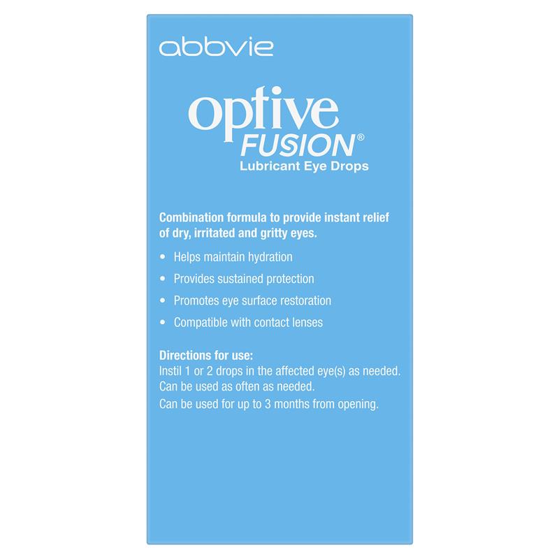 Optive Fusion Eye Drops 10mL