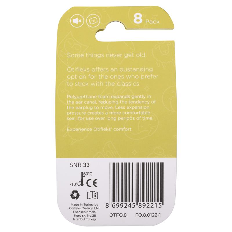Otifleks Foam Earplugs 8Pk