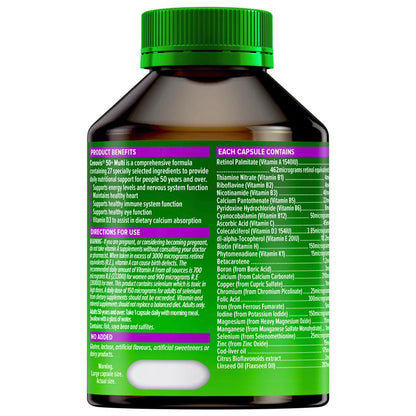 Cenovis Once Daily 50+ Multi Vitamins & Minerals 100 Capsules