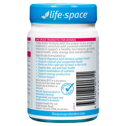 Life-Space TrioBiotic for Women 30 Capsules