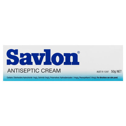 Savlon Antiseptic Cream for Cuts Grazes Bites 50g