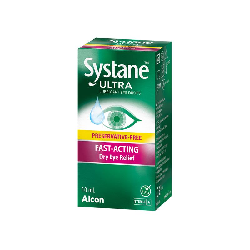 Systane Ultra Multi Dose Preservative Free Lubricant Eye Drops 10ml