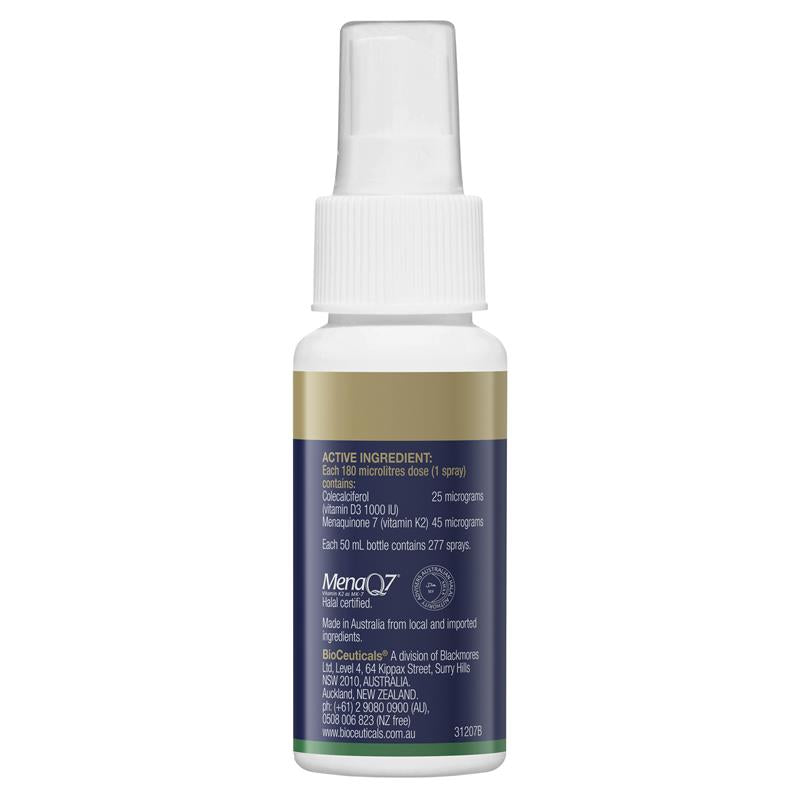 BioCeuticals D3 + K2 Spray 50mL - GimmeNow
