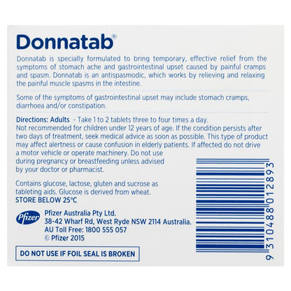 Donnatab Tablets 50 - GimmeNow