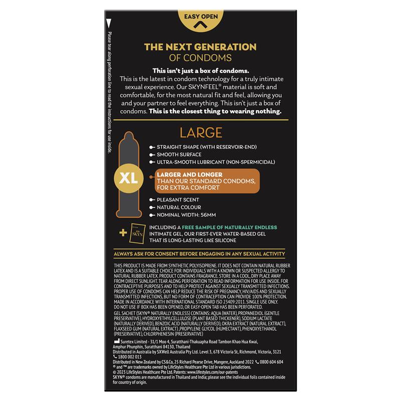 SKYN® Large Condoms 10 Pack