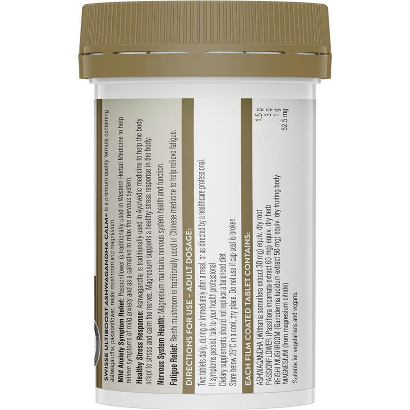 Swisse Ultiboost Ashwagandha+ Calm 120 Pack