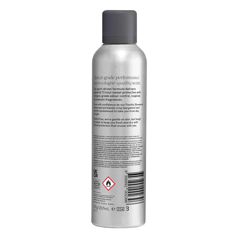 Gem Sport-Loving Clinical Antiperspirant Aerosol Freshly Showered 207ml