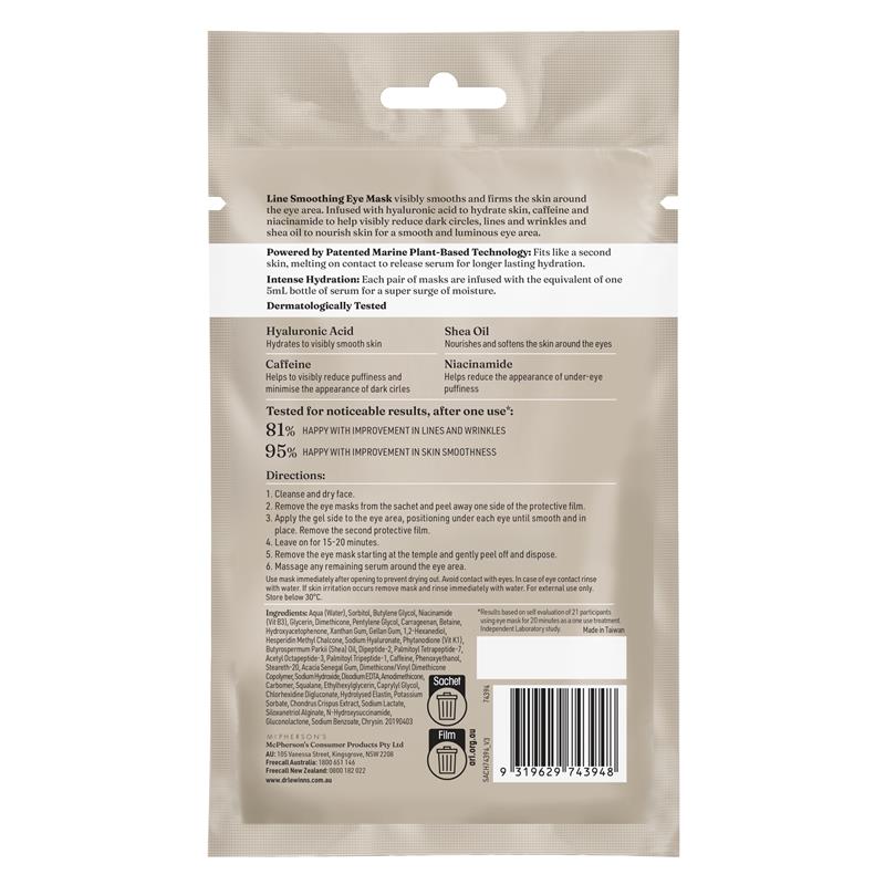 Dr. LeWinn's Smooth + Firm Line Smoothing Eye Mask 3 Pack