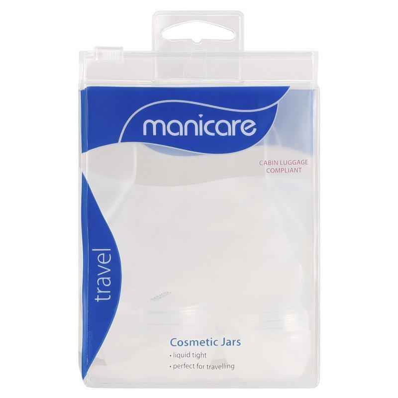 Manicare Travel Cosmetic Jars 2 Pack