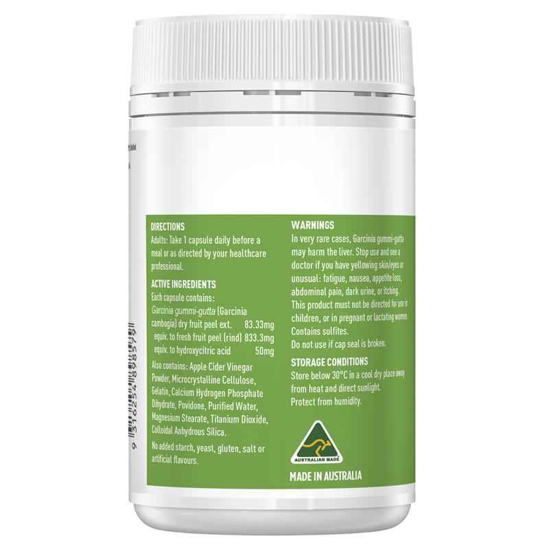 Apple Cider Vinegar & Garcinia Weight Support Capsules - 90 Count