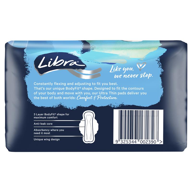 Libra Ultra Thins Pads Wings Regular 20