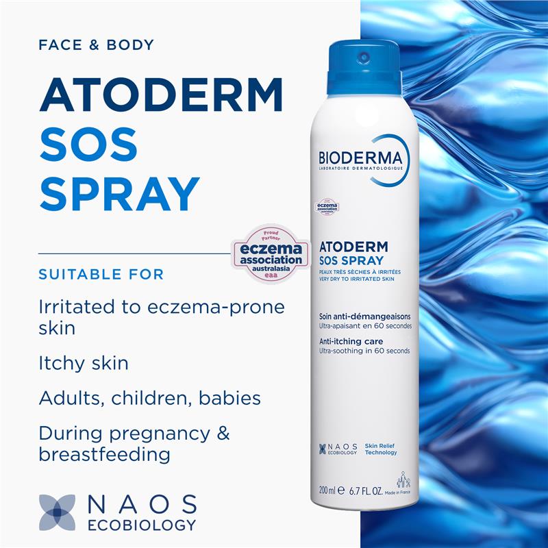 Bioderma Atoderm Anti-scratching Ultra-soothing SOS Spray 200ml