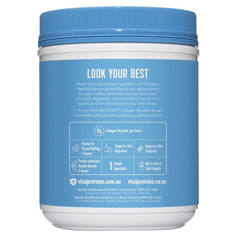 Vital Proteins Collagen Peptides Powder Unflavoured 567g Exclusive Size
