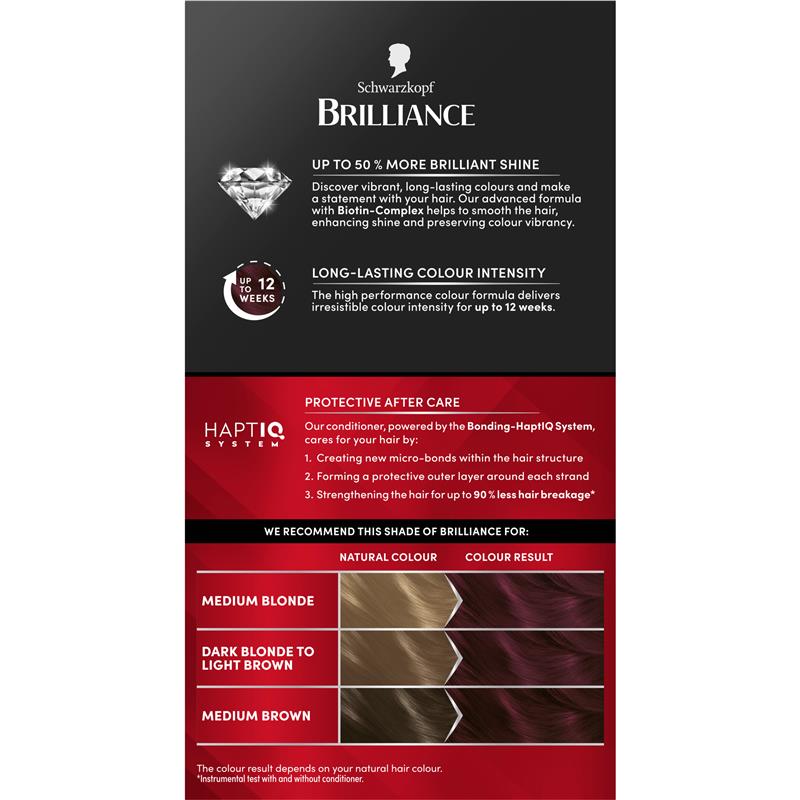 Schwarzkopf Brilliance 23 Burgundy Chic