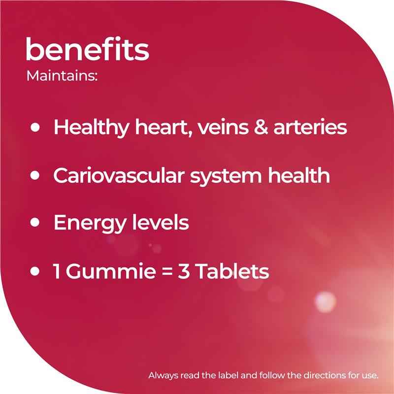 Nature's Way High Strength Adult Vita Gummies Heart & Arteries 30 Gummies