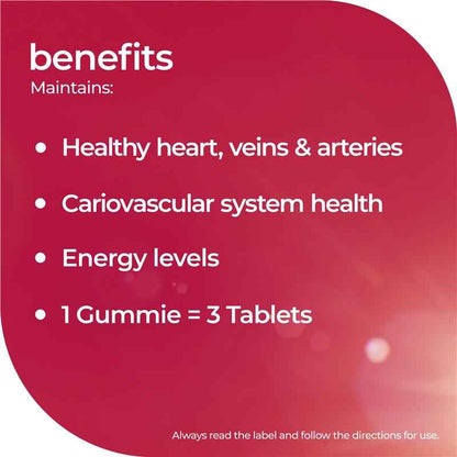 Nature's Way High Strength Adult Vita Gummies Heart & Arteries 30 Gummies