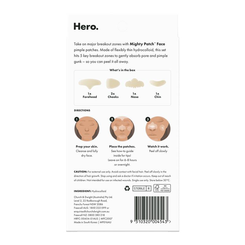 Hero Mighty Patch Face Pimple Patches 5pk