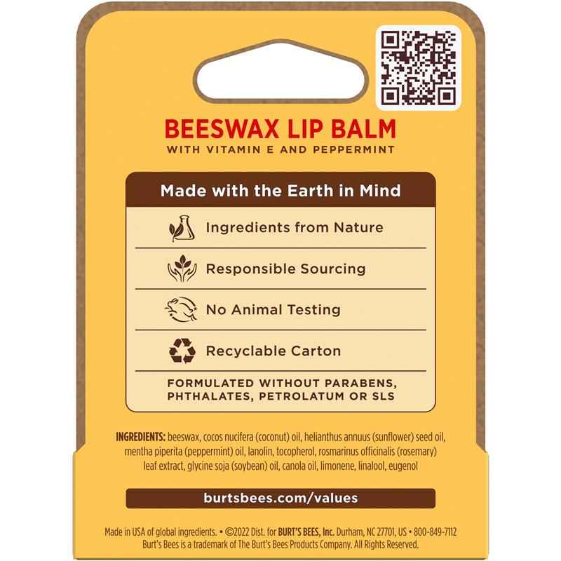 Burts Bees Lip Balm Beeswax 4.25g