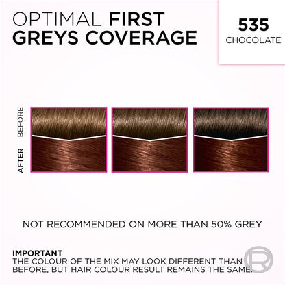 L'Oreal Paris Casting Creme Gloss Semi-Permanent Hair Colour - 535 Chocolate (Ammonia Free)