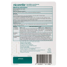 Nicorette Quit Smoking QuickMist Mouth Spray Cool Berry 150 Sprays (13.2mL x 1)