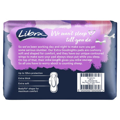 Libra Pads Goodnights 10