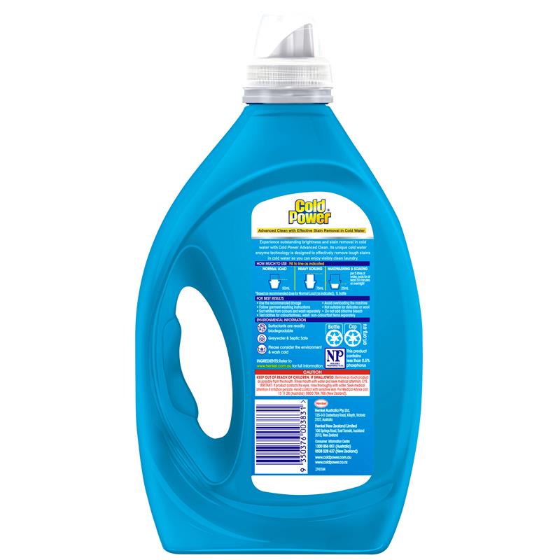 Cold Power Advanced Clean Laundry Liquids 1 Litre