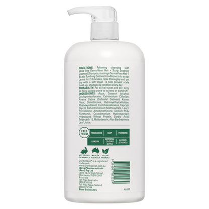 DermaVeen Oatmeal Conditioner for Dry, Flaky or Sensitive Scalps 1L