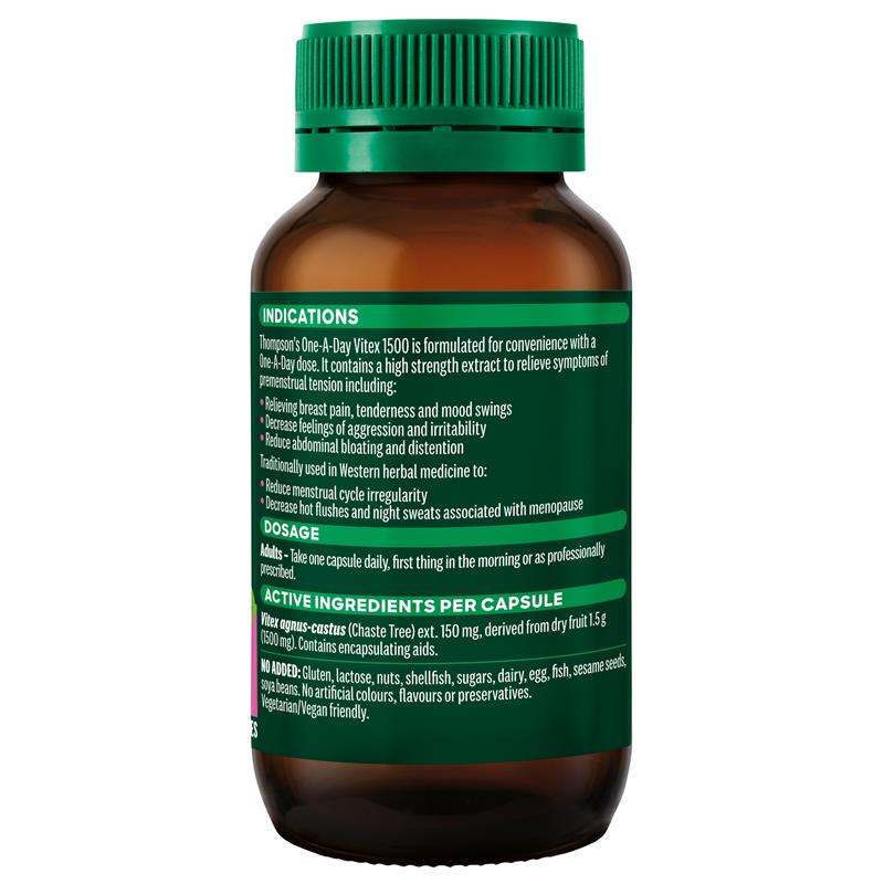 Thompson's One-A-Day Vitex 1500mg 60 Capsules