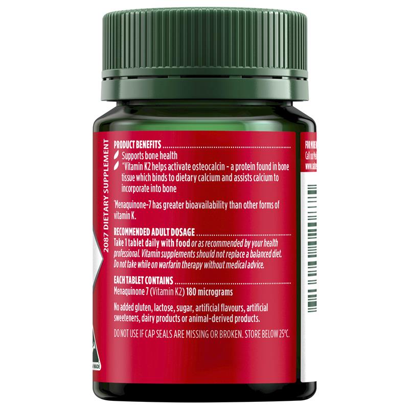 Nature's Own K2 180mcg 60 Tablets