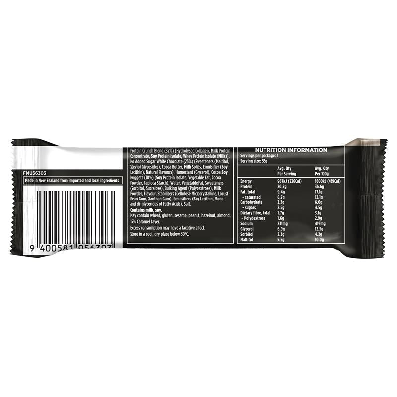 Musashi Protein Crunch Bar White Choc Cookies & Cream 55g