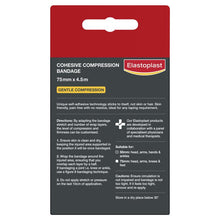 Elastoplast Cohesive Compression Bandage Tan 7.5cm x 4.5m